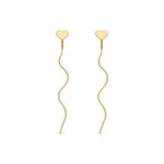 گوشواره قلب پیچ