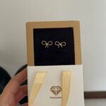 گوشواره میخی پاپیون