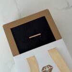 انگشتر طلا خطی ساده - Image 3