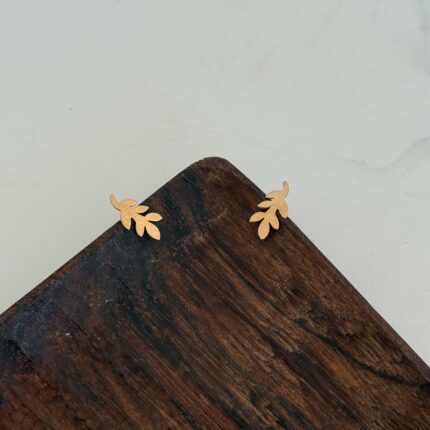 گوشواره میخی برگ کد 352