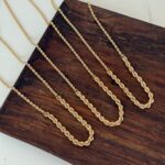 زنجیر طلا طنابی کونیک