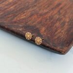 گوشواره میخی اسلیمی کد 353