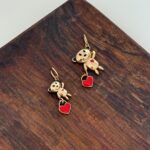 پلاک طلا تدی آویز دار