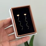 گوشواره قلب پیچ