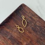 پلاک طلا هندسی لوزی