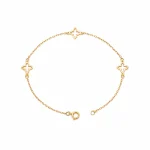 دستبند طلا زنجیری لویی ویتون