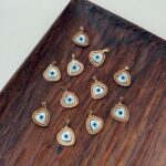 پلاک طلا ورساچ چشم نظر قلبی