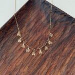 گردنبند طلا سکه ای برگ کد 824