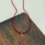 گردنبند سنگی فانتزی طرح قلب