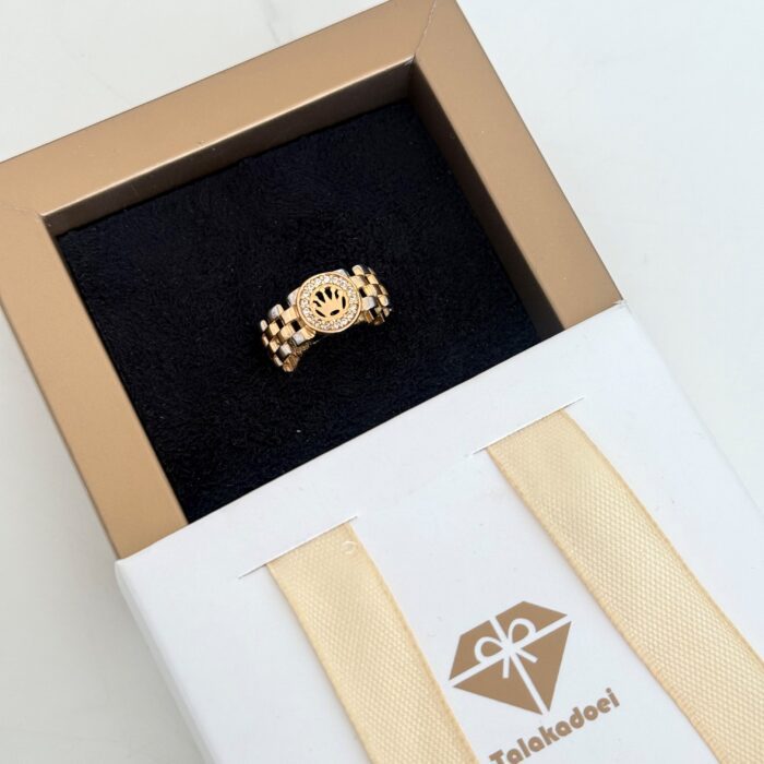 انگشتر طلا رولکس دایره - Image 2