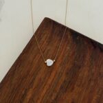 گردنبند طلا قلب صدفی کادویی