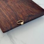 انگشتر طلا پروانه تراش