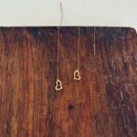 گوشواره بخیه ای قلب