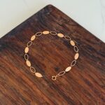 دستبند آیینه ای لوکس بیضی