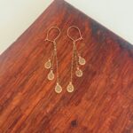 گوشواره سکه ای عصایی کد 109