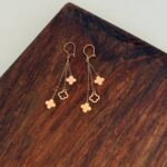 گوشواره سکه ای گل کد 68