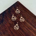 پلاک طلا انار لیزری طرح جان من است او