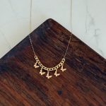 گردنبند کارتی سکه ای پروانه