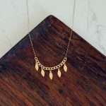 گردنبند کارتی سکه ای لوزی کد 61