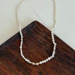 گردنبند مروارید پرورشی با گوی البرنادو