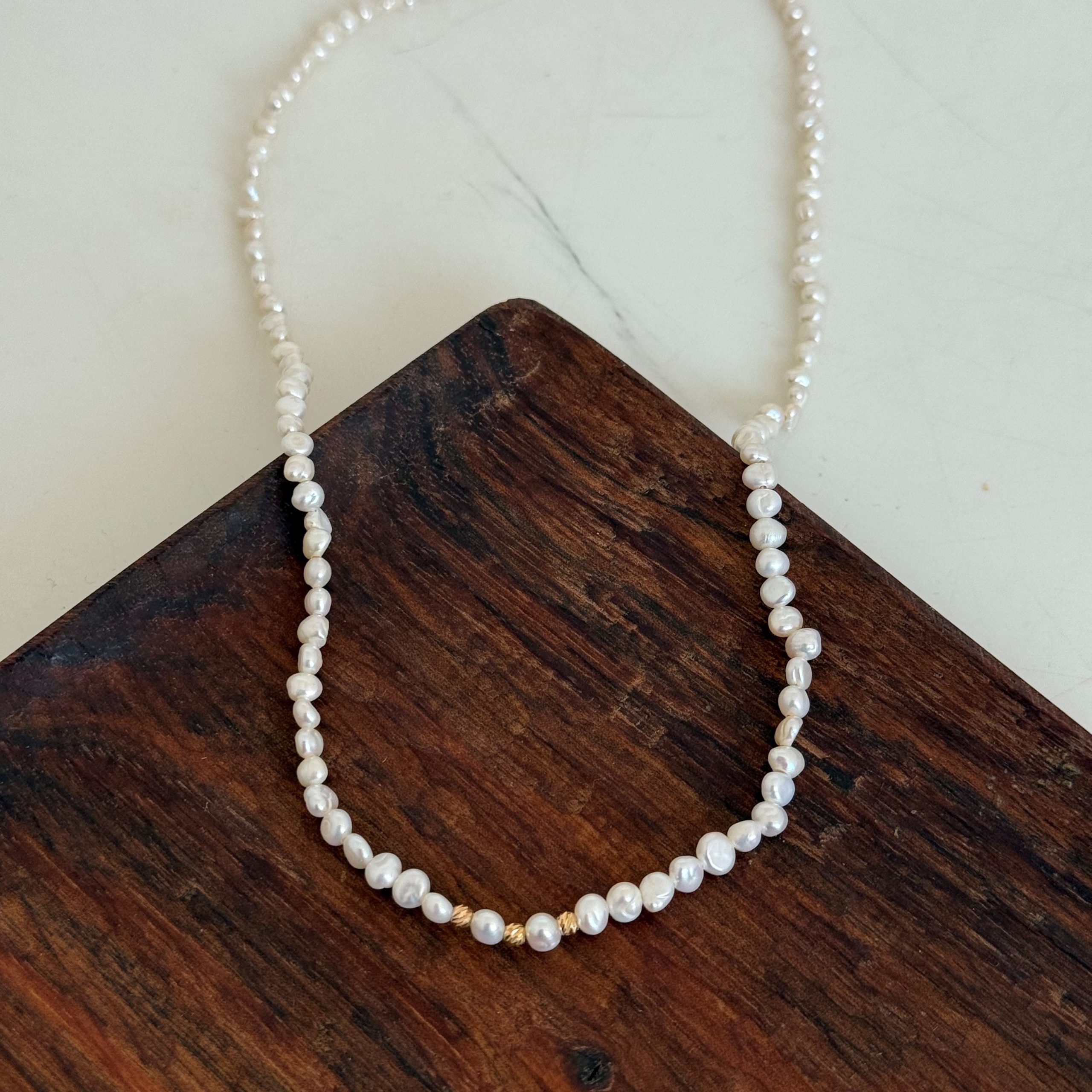 IMG_2901 گردنبند مروارید پرورشی با گوی البرنادو - Image 1