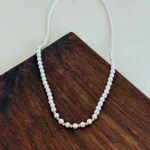 گردنبند مروارید شل با گوی البرنادو