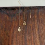 گوشواره بخیه ای اسلیمی کد 37