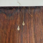 گوشواره بخیه ای اسلیمی کد36