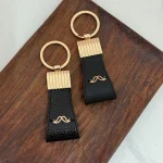 جاسوئیچی چرم و طلا سیبیل