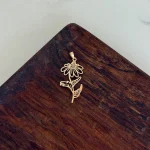 پلاک لیزری گل کد 56