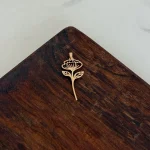 پلاک لیزری گل کد 53