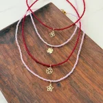 گردنبند سنگی فانتزی کد 430
