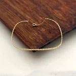 بنگل طلا کارتی مربع - Image 3