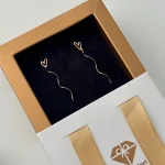 گوشواره قلب پیچ