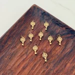 پلاک طلا سه بعدی کلید کد 75