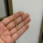 گوشواره عصایی کارتی زنجیری - Image 2