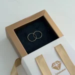 گوشواره حلقه ای تراش لوکس - Image 3