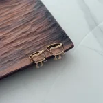 انگشتر طلا بیضی سکه ای