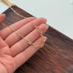 گردنبندطلا گوی لوکس - تصویر 2