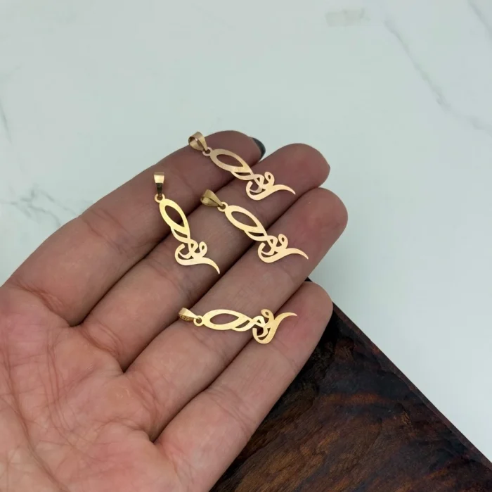 پلاک طلا مادر کد 2048 - تصویر 2